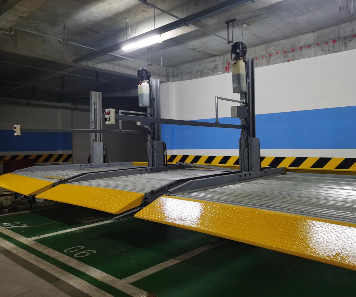 小區(qū)雙柱升降式立體車庫停車設(shè)備